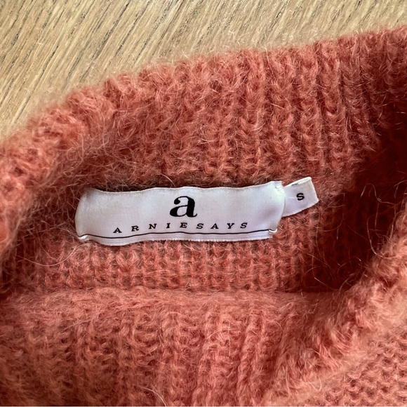 Mohair Puff Sleeve Sweater - Picture 7 of 9